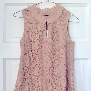 J Crew NWT lace top cream